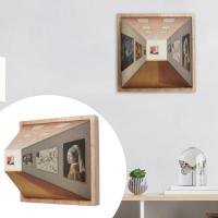 Lámpara De Mesa Recargable De Madera Con Visión En 3D Luz Nocturna Para Decoración De Pared Para Sala De Estar Y Dormitorio Regalo Para Mujeres Hombres Niños - details 4