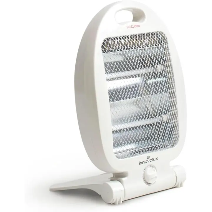 Calefactor con Termostato Regulable de 2 Potencias - 23x14x27 cm - Calefactor de 1000/2000W - 1