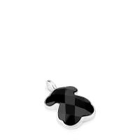 Colgante de oso de piedra preciosa natural de plata esterlina S925, accesorio de collar de bricolaje de lujo que combina con todo - details 19