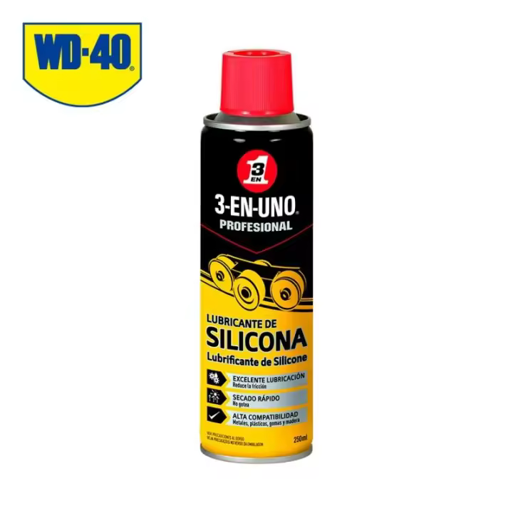 Nortene Lubricante de Silicona 250ml 3 en 1 EDM 08278 - Lubrica y Protege - 1