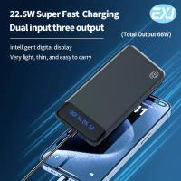 EXJ-Power Bank 20000mAh 22.5W Carga Rápida con Pantalla Digital Batería Externa Portátil Cargador de Energía para iPhone16 Pro, 15, 14, 13, iPad/Google/Samsung - details 3