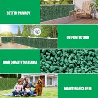 Pantalla de Cerca de privacidad de Hiedra Artificial, 0.5*3 m césped de imitación de jardín de,decoración de Hojas de Planta Falsa para jardín de Valla (creepers) - details 2