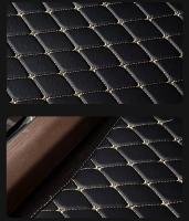 Alfombrillas de Coche Universales de Cuero PU de Alta Calidad Juego de 4 Piezas para Coches, Camiones, SUV Hecho de Fibra Natural - details 1