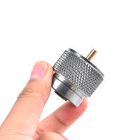 Adaptador De Tanque De Gas Para Estufa De Camping Al Aire Libre Estándar Americano Mapp No Desechable Material Metálico - details 2