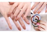 10pcs Cinta De Estrás Para Uñas 3D Herramienta De Arte De Uñas Decoración De Uñas Adhesivo Metálico De Color Roll DIY - details 4