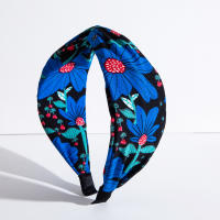 Diadema De Tela Impresionada Y Simple Moda Para Mujer Accesorio De Cabello Con Borde Ancho Estilo Casual/Sporty - details 4