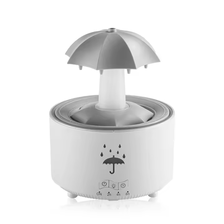 Remote control rotating water drop aromatherapy machine humidifier home office desktop colorful lights atmosphere air-conditioned room hydration - 1