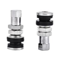 10pcs Válvulas De Rueda De Metal Para Coche Camión Motocicleta Con Tapa Antipolvo Corto Estilo TR161 - details 5