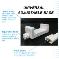 Soporte Universal Para Monitor De Bebé En Blanco Con Cámara Flexible De Silicona Ideal Para Montar IP Cámara Sin Agujeros Soporte Para Cuna - details 3