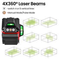 Nivel láser multifunción 4D 16 líneas 360 ° Máquina de nivel láser autonivelante, instrumento de nivel recargable por con soporte para trípode - details 2