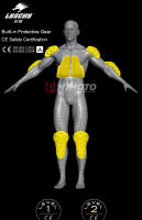 LYSCHY Protector De Espalda Para Motocicleta CE 2 Niveles Certificación Armadura De Protección Corporal Motocross Racing Integrada - details 0