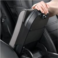 Almohadilla De Reposabrazos Para Coche De Cuero PU Con Bordado De Onda Protección Del Consolador Central Cubierta De Caja De Almacenamiento Accesorio Automotriz - details 6