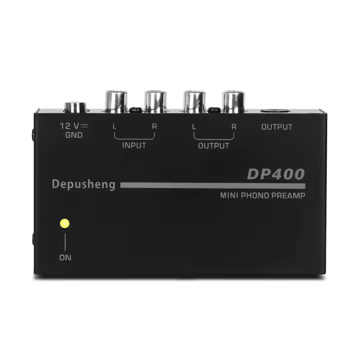 Mezclador De Línea Mini Depusheng DX400 De Cuatro Canales Con Bajo Ruido Ultra Elevado Suministro De Energía DC5V Operación Fácil Para Grabación De Áudio - 1
