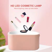 Organizador De Maquillaje Multifuncional Para Viajes Con Espejo Y Luz LED Tamaño De Viaje Caja De Cosméticos Para Mujeres - details 2