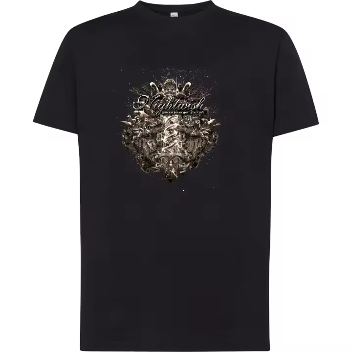 Camiseta   Nightwish - | Algodón | Manga Corta y Manga Larga - Tejido tubular, sin costuras laterales. - Punto liso - 1