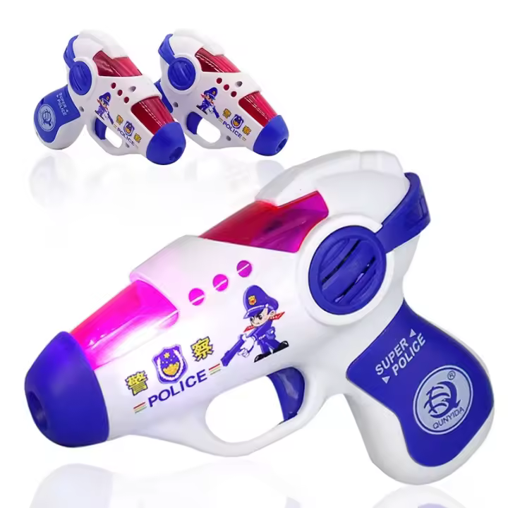 Nueva Pistola De Juguete Para Niños Con Luz Brillante Y Música Dinámica Electrónica Proyección Rotatoria Juguetes Para Interior Y Exterior Regalo De Fiestas - 1