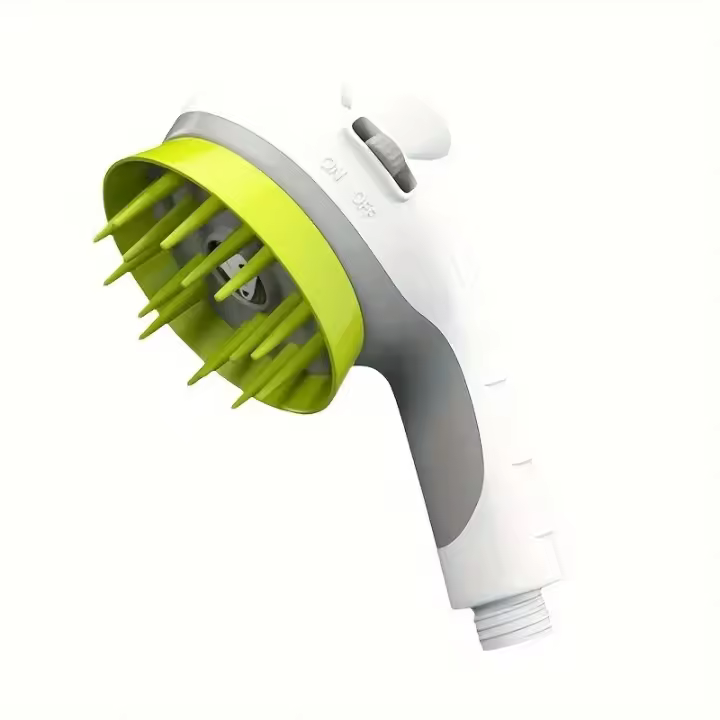 1pc Limpieza De Mascotas: Cepillo De Masaje Y Manguera De Ducha Para Perros Suministros De Baño Para Mascotas Accesorios Para Perros Venta Al Por Mayor - 1