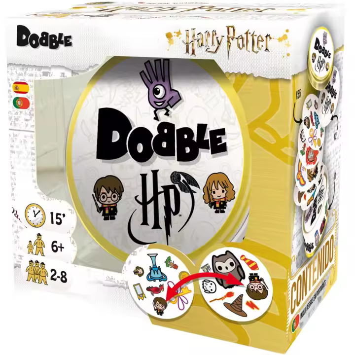 Juego de mesa asmodee dobble harry potter pegi 6 - 1