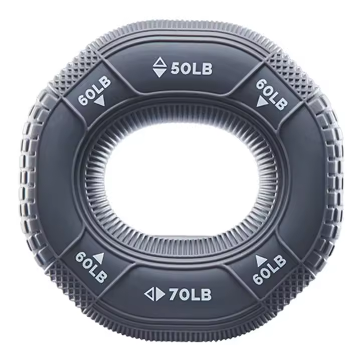 Anillo De Silicona Para Ejercicio De Mano Y Muñeca Entrenador De Gripa Resistencia Para Alivio Del Estrés Tamaño 80x78x22.5mm Unisex - 1