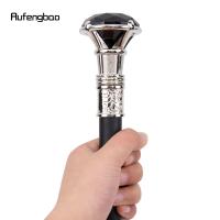 Bastón De Moda Blanco Y Negro Diamante Elegante Para Caballeros Cosplay Cane Con Punta De Goma 93cm Accesorio De Caminata - details 7