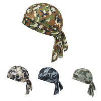 Bandana De Camuflaje Para Hombre Pañuelo De Cabeza Protección Solar Deporte Ciclismo Estilo Pirata Transpirable Y Moda - details 0