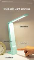 Lámpara De Escritorio LED Plegable Con Control Táctil Y Recarga USB Protección Ocular Para Lectura Estudio Oficina Y Dormitorio - details 8
