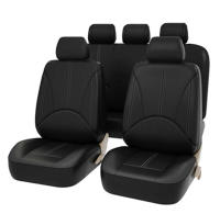 Funda De Asiento De Coche De Cuero PU Transpirable Cubierta Completa Para 5 Sitios Ajuste Con Airbag Compatible Con Todas Las Estaciones - details 0