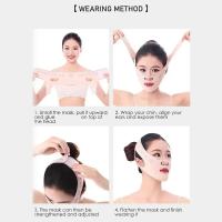 Máscara Facial Respirable V Levantamiento De Checos Reducción De Doble Mentón Banda Modeladora Antirrugas V-Línea Shaping - details 9