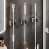 Soporte De Mopa Y Escoba De Pared Para Cocina Y Baño Organizador Ecológico De Acero Inoxidable Resistente Al Agua Con Clip De Almacenamiento - details 9