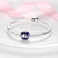 Encanto De Colgante De Árbol De Familia Platinado En Plata Para Pulsera De Bangle Y Collar DIY Regalo Con Doble Vuelo Aéreo - details 14