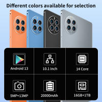 2025 5G Nuevo 10,1 pulgadas Tabletas Android 13.0 20000mAh 16GB RAM 1TB ROM WiFi 14 Core PC Rojo Global - details 1