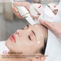 Peladora ultrasónica, equipo de belleza, limpiador de poros, limpiador facial, eliminador de espinillas, espátulaRegalos de cuero - details 3