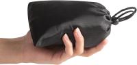 Almohada de viaje inflable - Terciopelo 100% with soporte para el pelo (GRIs) - details 2