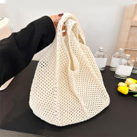 Bolso De Hombro Para Mujer Estilo Bohemio Hecho a Mano Capacidad Grande Saco De Mano De Paja Tejida Casual Bolso De Playa Verano - details 18