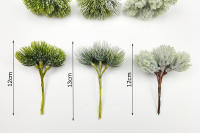 Rama De Pino Artificial De 12cm Verde Plantas Falsas Para Decoración De Mesa Cumpleaños Bodas Y Hogar - details 2