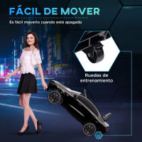 AIYAPLAY Coche Eléctrico para Niños de +3 Años Mercedes-AMG CLA 45 Carro Eléctrico Infantil con Batería 12V Mando a Distancia Faros LED Bocina Música y Ruedas Auxiliares - details 4
