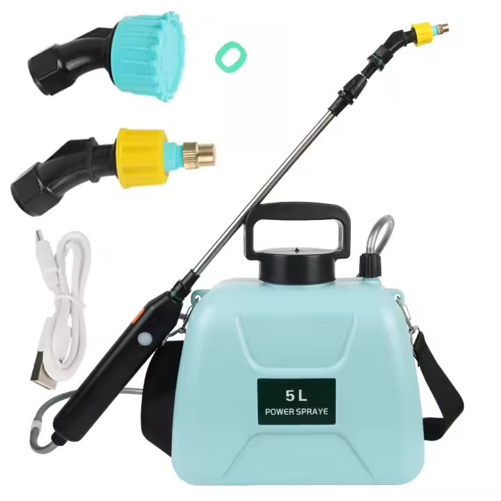 Pistola De Rociador Eléctrica Para Jardín Recargable USB Con Cesta De Agua Opcional Herramientas De Riego Para Plantas - 1
