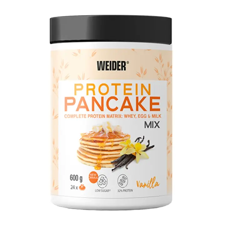 Weider - Protein Pancake Mix 600 g - Preparado para tortitas proteicas -  Sabor: Vainilla - 1