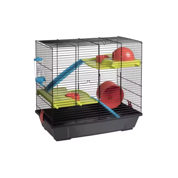 Jaula Hamster 949 Negra 50,5 X 28 X 47 Cm. - 1