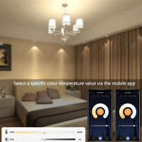 Bombilla LED Inteligente Tuya Wifi 9W GU10 220V RGB Spot De Control Por Voz Compatible Con Alexa Y Google Assistant Regulable Y Duración De 40000 Horas - details 2