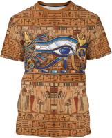 Camiseta Unisex De Estampado 3D BJU Ancient Egypt Estilo Casual Manga Corta Transpirable Para Viajes Y Uso Diario - details 6