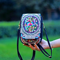 Bolso De Hombro Para Mujer Yogodlns Vintage Bordado Floral Pochete De Viaje Bolsa Bandolera Cremallera Pequeño Bolso De Mano - details 2