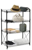 LILI HOME 🧱 Estantería Metálica Reforzada – 3, 4 o 5 Niveles | Blanco o Negro Organiza cualquier espacio con estilo, practicidad y resistencia. Es ideal para el hogar, oficina, cocina, baño, garaje o incluso locales comerciales. Fácil montaje sin tor - details 1
