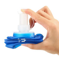 Bote De Agua Deportivo Lixada 500ml Plegable Y Suave Para Exterior Bicicleta Senderismo Correr Escalada Sin BPA - details 3