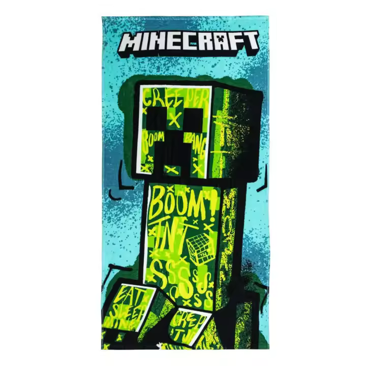 Cerda Group Toalla Minecraft Verde Toallas - 1