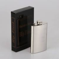 Botella De Alcohol Miniatura De Acero Inoxidable Con Tapa Funnel Para Bebida Liquida Whiskey Vino Alcohol 10/9/8/6/5/4/3/1 OZ - details 8