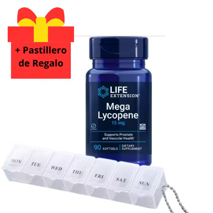 Life extension Mega Lycopene 90 Softgels - Favorece la salud de la próstata y las arterias - Ayudar a mantener una oxidación de LDL saludable - 1