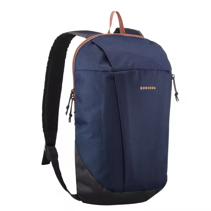 Quechua Mochila pequeña de montaña y trekking NH100, 10 litros, Negro, Rosa, Azul, Verde - 1