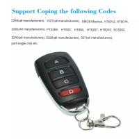 Control Remoto Para Garage RF 433 Mhz Código Fijo Duplicador Con 4 Llaves Abrepuertas Sin Cable De Marca NoEnName_Null - details 0