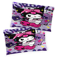 Juego De Sábanas MINISO Kuromi Para Cama De Tamaño Queen Y Twin Diseño De Dibujos Animados Para Niños Y Estudiantes Poliéster 100% - details 2